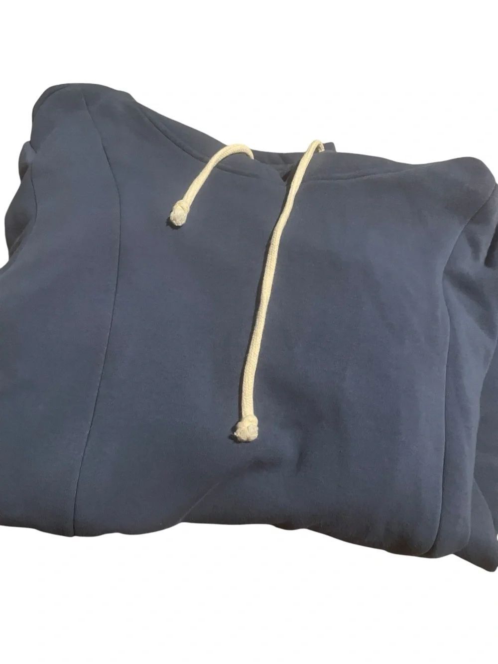 Bears land size L Men's Navy Pullover Hoodie with Cream Drawstrings like new